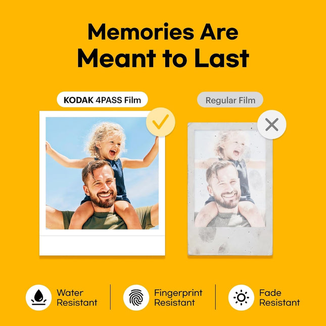 KODAK Mini Shot 3 Retro Pink Instant Camera & Photo Printer 13MP 3×3″ με 8 Φύλλα Ροζ
