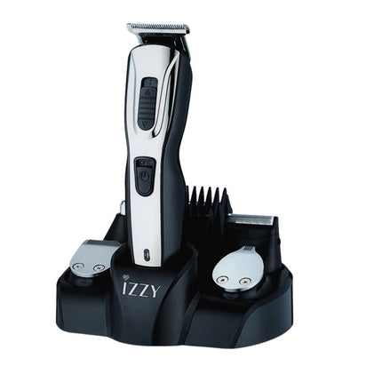 IZZY Plus Σετ Επαναφορτιζόμενης Κουρευτικής Μηχανής 10σε1 Black/Silver