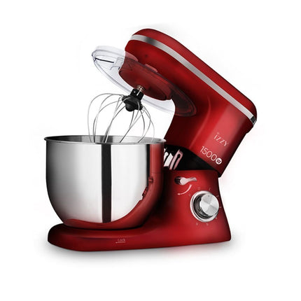 Izzy IZ-1500 Κουζινομηχανή 1400W με Ανοξείδωτο Κάδο 7lt Spicy Red