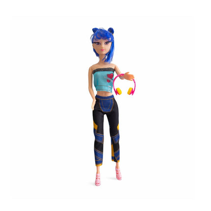 K-Pop Demon Hunters Zoey Κούκλα με Μπλε Μαλλιά και Αξεσουάρ 30cm 3+ Ετών
