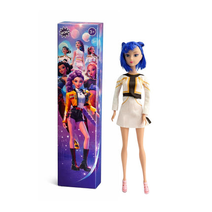 K-Pop Demon Hunters Zoey Κούκλα με Μπλε Μαλλιά και Αξεσουάρ 30cm 3+ Ετών