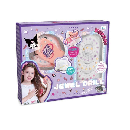 Kuromi Jewel Drill Δημιουργικό Σετ Διακόσμησης Μαλλιών, Ρούχων και Αξεσουάρ με Στρασάκια, 6+ ετών