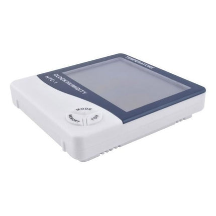 LCD ψηφιακό θερμόμετρο, ρολόι και μετρητής υγρασίας