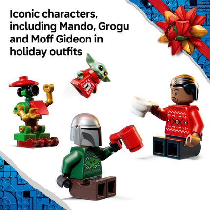 LEGO Star Wars: Advent Calendar Χριστουγεννιάτικο Ημερολόγιο 24 Ημερών με 293 Κομμάτια 75456, 6+ Ετών