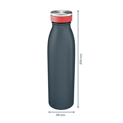 Leitz Cosy Θερμός Μπουκάλι 500ml από Ανοξείδωτο Ατσάλι LEI-9016-89 Velvet Grey