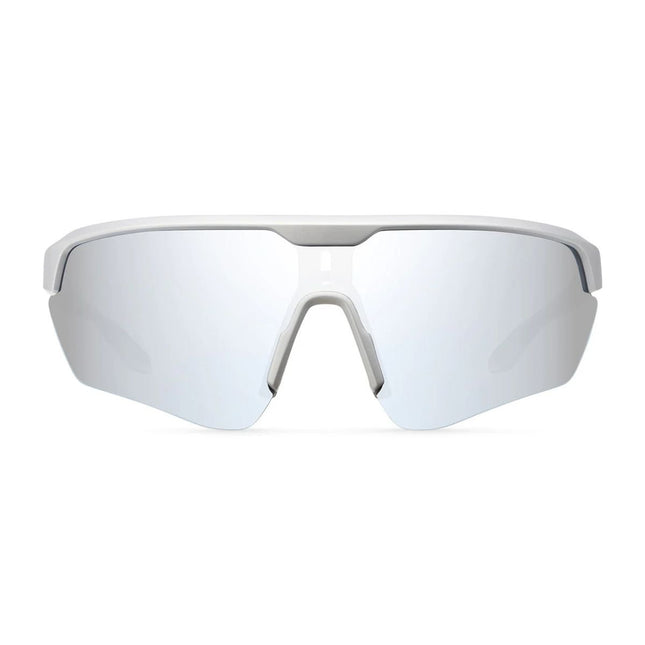 MELLER LILA Unisex Αθλητικά Γυαλιά Ηλίου Μάσκα με Ασημί Καθρεπτιζόμενους Φακούς UV400 LL-ALLSIL All Silver