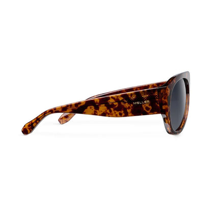 MELLER LIRA Unisex Γυαλιά Ηλίου Τύπου Αεροπόρου με Σκελετό Ταρταρούγα και Μαύρους Πολωτικούς Φακούς UV400 LIR-TIGCAR Tigris Carbon