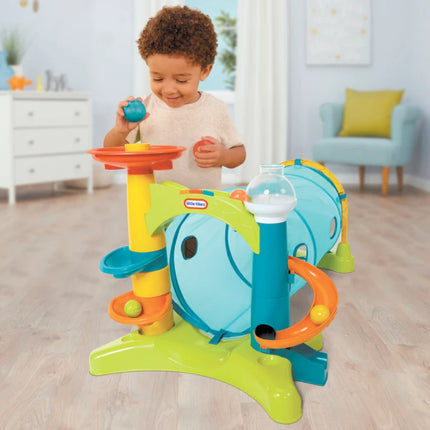 LITTLE TIKES 2-in-1 Παιδικό Τούνελ Δραστηριοτήτων με Μπάλες, Ήχους & Μουσική 12+Μηνών