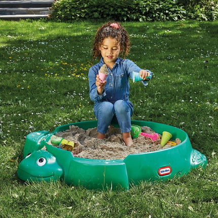 LITTLE TIKES Αμμοδόχος Χελώνα με 2 Ενσωματωμένα Καθίσματα 109 x 119 x 38 cm, 1-6 Ετών