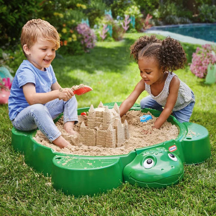 LITTLE TIKES Αμμοδόχος Χελώνα με 2 Ενσωματωμένα Καθίσματα 109 x 119 x 38 cm, 1-6 Ετών