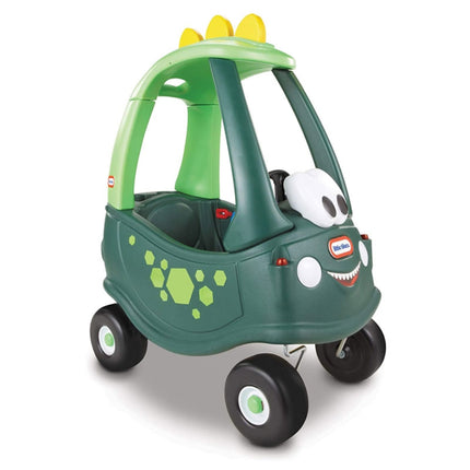 LITTLE TIKES COZY COUPE® Δεινόσαυρος Παιδικό Αυτοκινητάκι Ride-On με Οροφή & Λαβή Γονέα 18+Μηνών, Πράσινο