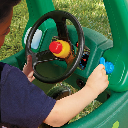 LITTLE TIKES COZY COUPE® Δεινόσαυρος Παιδικό Αυτοκινητάκι Ride-On με Οροφή & Λαβή Γονέα 18+Μηνών, Πράσινο