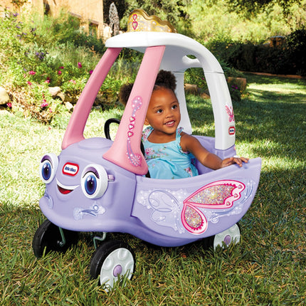 LITTLE TIKES COZY COUPE® Νεράιδα Παιδικό Αυτοκινητάκι Ride-On με Οροφή & Λαβή Γονέα 18+Μηνών, Ροζ