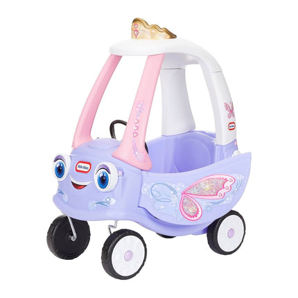 LITTLE TIKES COZY COUPE® Νεράιδα Παιδικό Αυτοκινητάκι Ride-On με Οροφή & Λαβή Γονέα 18+Μηνών, Ροζ