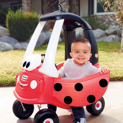 LITTLE TIKES COZY COUPE® Πασχαλίτσα Ladybird Παιδικό Αυτοκινητάκι Ride-On με Οροφή & Λαβή Γονέα 18+Μηνών, Κόκκινο