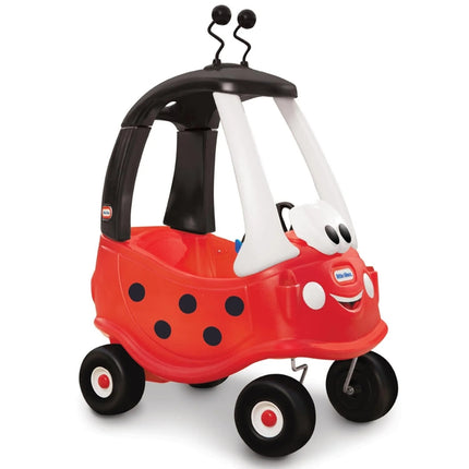 LITTLE TIKES COZY COUPE® Πασχαλίτσα Ladybird Παιδικό Αυτοκινητάκι Ride-On με Οροφή & Λαβή Γονέα 18+Μηνών, Κόκκινο