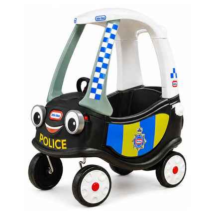 LITTLE TIKES COZY COUPE® Patrol™ Παιδικό Αυτοκινητάκι Ride-On με Οροφή & Λαβή Γονέα 18+Μηνών, Μαύρο