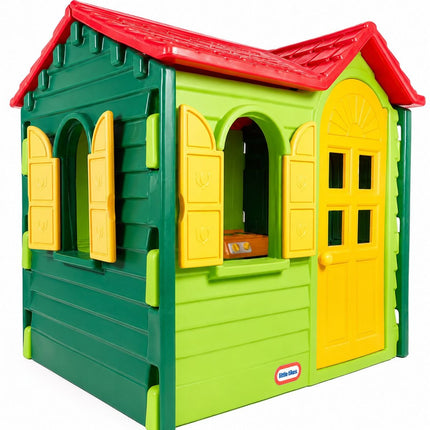 Little Tikes Παιδικό Σπιτάκι Cottage Εξοχικό με Ευρύχωρο Εσωτερικό & Παιχνίδι Κουζίνας Πράσινο, 2 χρονών+