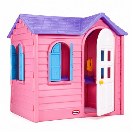 Little Tikes Παιδικό Σπιτάκι Cottage Εξοχικό με Ευρύχωρο Εσωτερικό & Παιχνίδι Κουζίνας Ροζ, 2 χρονών+