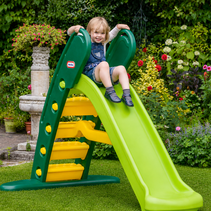 Little Tikes Γιγάντια Τσουλήθρα Πράσινη 1.80m με Πτυσσόμενο Σχεδιασμό και Εύκολη Αποθήκευση 3+ Χρονών