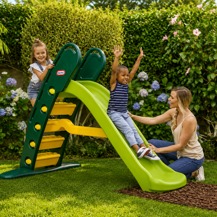 Little Tikes Γιγάντια Τσουλήθρα Πράσινη 1.80m με Πτυσσόμενο Σχεδιασμό και Εύκολη Αποθήκευση 3+ Χρονών