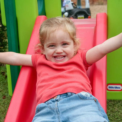 LITTLE TIKES Junior Activity Gym Παιδότοπος Δραστηριοτήτων με Τσουλήθρα για 18 Μηνών-4 Ετών Πράσινο