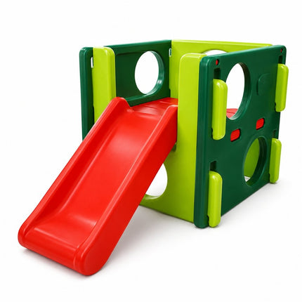 LITTLE TIKES Junior Activity Gym Παιδότοπος Δραστηριοτήτων με Τσουλήθρα για 18 Μηνών-4 Ετών Πράσινο