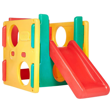 LITTLE TIKES Junior Activity Gym Παιδότοπος Δραστηριοτήτων με Τσουλήθρα για 18 Μηνών-4 Ετών Κίτρινο