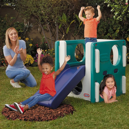 LITTLE TIKES Junior Activity Gym Ζούγλα Παιδότοπος Δραστηριοτήτων με Τσουλήθρα για 18 Μηνών-4 Ετών