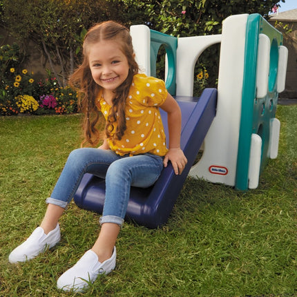 LITTLE TIKES Junior Activity Gym Ζούγλα Παιδότοπος Δραστηριοτήτων με Τσουλήθρα για 18 Μηνών-4 Ετών