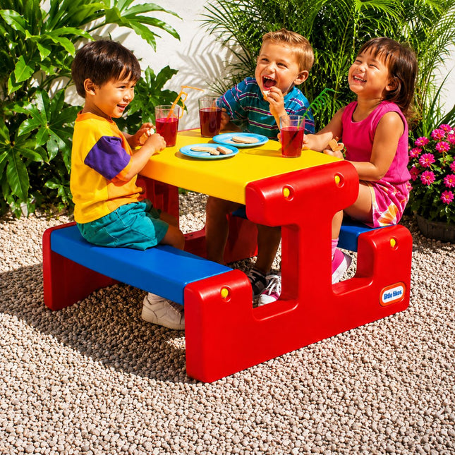 Little Tikes Παιδικό Τραπέζι Πικ-Νιν Κόκκινο 18 μηνών+