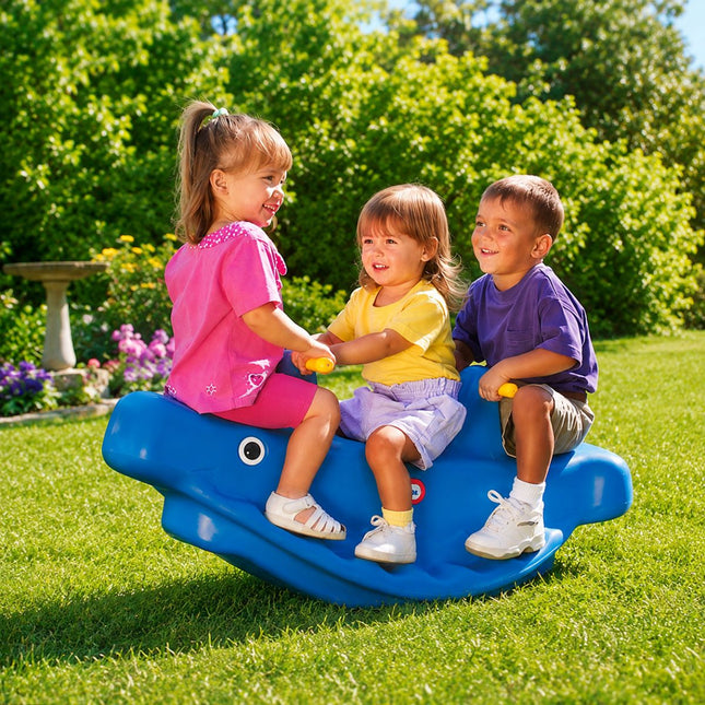 Little Tikes Κουνιστή Τραμπάλα Φαλαινίτσα 18 μηνών + Μπλε