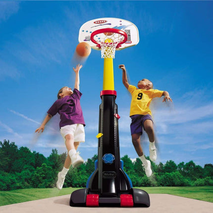 LITTLE TIKES Μεγάλη Μπασκέτα Easy Store Ρυθμιζόμενη έως 210cm με Μπάλα 3+Ετών