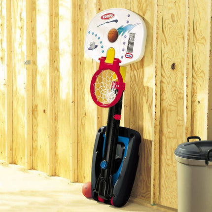 LITTLE TIKES Μεγάλη Μπασκέτα Easy Store Ρυθμιζόμενη έως 210cm με Μπάλα 3+Ετών
