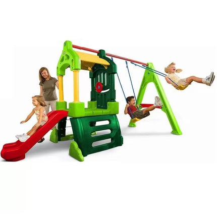 LITTLE TIKES Παιδότοπος με Διπλή Κούνια, Τσουλήθρα & Αναρρίχηση για 3-8 Ετών