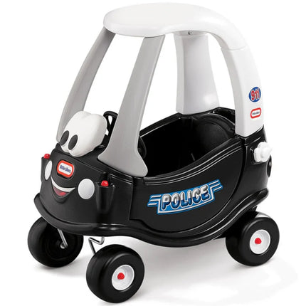 LITTLE TIKES COZY COUPE® Patrol™ Παιδικό Αυτοκινητάκι Ride-On με Οροφή & Λαβή Γονέα 18+Μηνών, Μαύρο