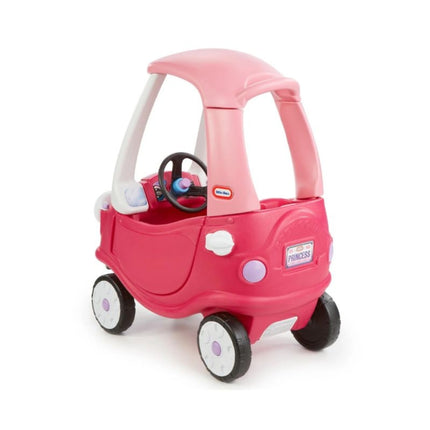 LITTLE TIKES COZY COUPE® Πριγκίπισσα Παιδικό Αυτοκινητάκι Ride-On με Οροφή & Λαβή Γονέα 18+Μηνών, Ροζ