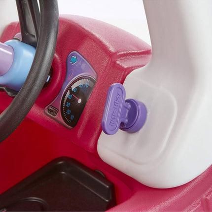 LITTLE TIKES COZY COUPE® Πριγκίπισσα Παιδικό Αυτοκινητάκι Ride-On με Οροφή & Λαβή Γονέα 18+Μηνών, Ροζ