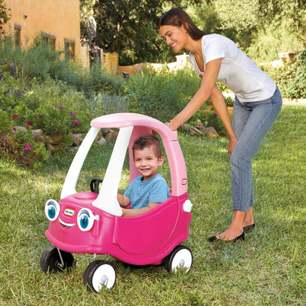 LITTLE TIKES COZY COUPE® Πριγκίπισσα Παιδικό Αυτοκινητάκι Ride-On με Οροφή & Λαβή Γονέα 18+Μηνών, Ροζ