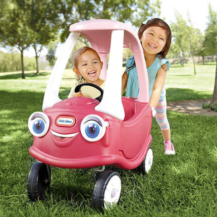 LITTLE TIKES COZY COUPE® Πριγκίπισσα Παιδικό Αυτοκινητάκι Ride-On με Οροφή & Λαβή Γονέα 18+Μηνών, Ροζ