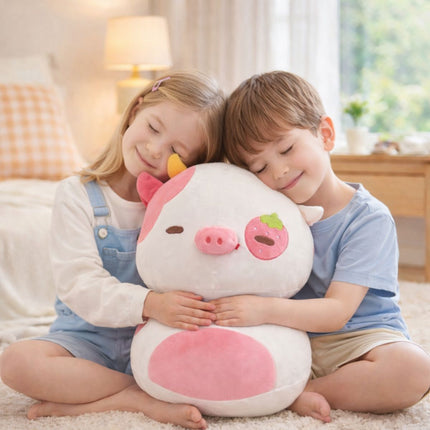 Λούτρινο Αγελαδάκι Kawaii με Απαλή Υφή & Παστέλ Χρώματα