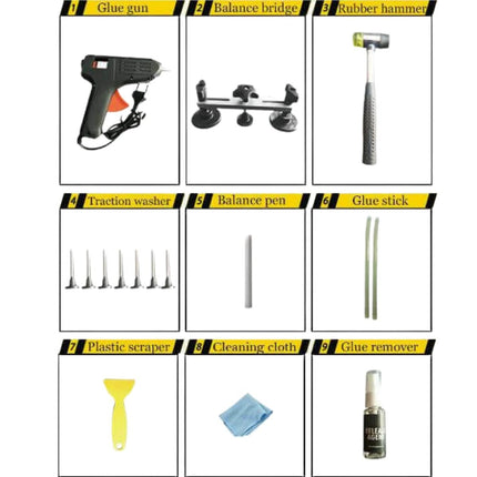 Locbondso All-in-One DIY Kit Επιδιόρθωσης Βαθουλωμάτων Αυτοκινήτου