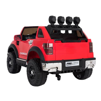 Παιδικό Ηλεκτροκίνητο Αυτοκίνητο Long Jeep Κόκκινο 12V, 7Ah με Τηλεχειριστήριο, Φώτα & Μουσική