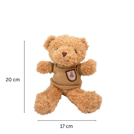 Λούτρινο Αρκουδάκι με Ανθοδέσμη Τριαντάφυλλων σε Κουτί Δώρου