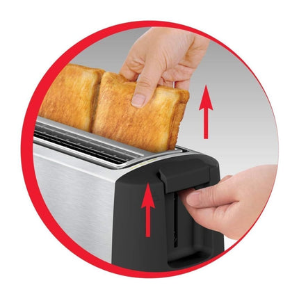 MOULINEX Subito Φρυγανιέρα 1700W με 2 Υποδοχές, 7 Επιλογές Φρυγανίσματος, Κουμπί Ανύψωση, Λειτουργία Eco & Απόψυξης LS342D10