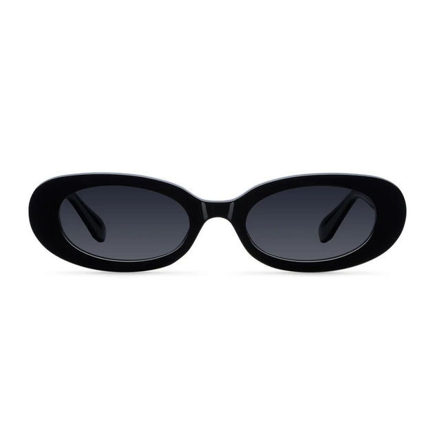 MELLER LUA Οβάλ Γυαλιά Ηλίου με Μαύρους Polarized Φακούς UV400 LUA-TUTCAR All Black