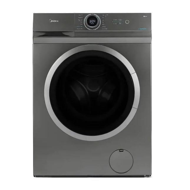 Midea Πλυντήριο Ρούχων 7Kg Lunar Dial Series με Steam Care, HealthGuard, Inverter Motor & 1400 Στροφές, MF100W70B/T-CY Σκούρος Γραφίτης