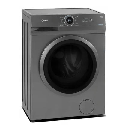 Midea Πλυντήριο Ρούχων 8Kg Lunar Dial Series με Steam Care, HealthGuard, Inverter Motor & 1400 Στροφές, MF100W80B/T-CY Σκούρος Γραφίτης