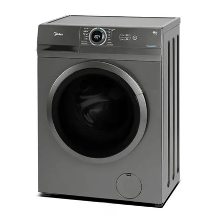 Midea Πλυντήριο Ρούχων 8Kg Lunar Dial Series με Steam Care, HealthGuard, Inverter Motor & 1400 Στροφές, MF100W80B/T-CY Σκούρος Γραφίτης