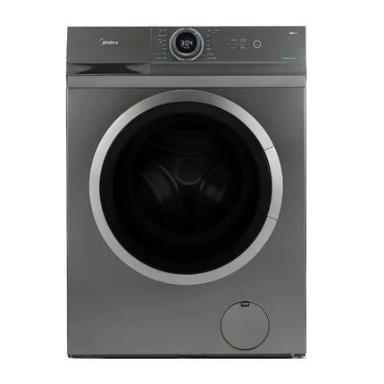 Midea Πλυντήριο Ρούχων 8Kg Lunar Dial Series με Steam Care, HealthGuard, Inverter Motor & 1400 Στροφές, MF100W80B/T-CY Σκούρος Γραφίτης
